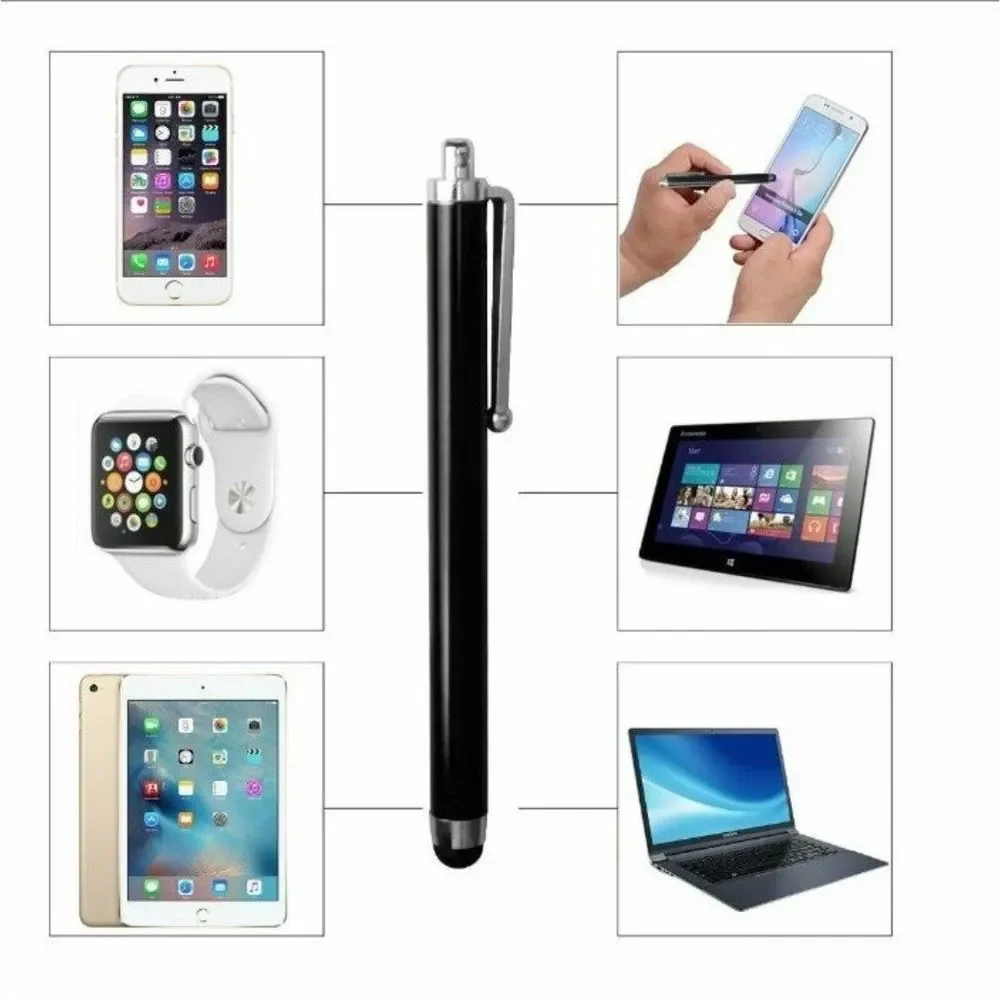 10x Universal Touch Screen Pen Metal Stylus For iPhone 5 6S 7 iPad Samsung Phone